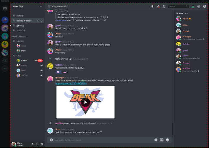 A discord server with Br tournaments and events and a 2500